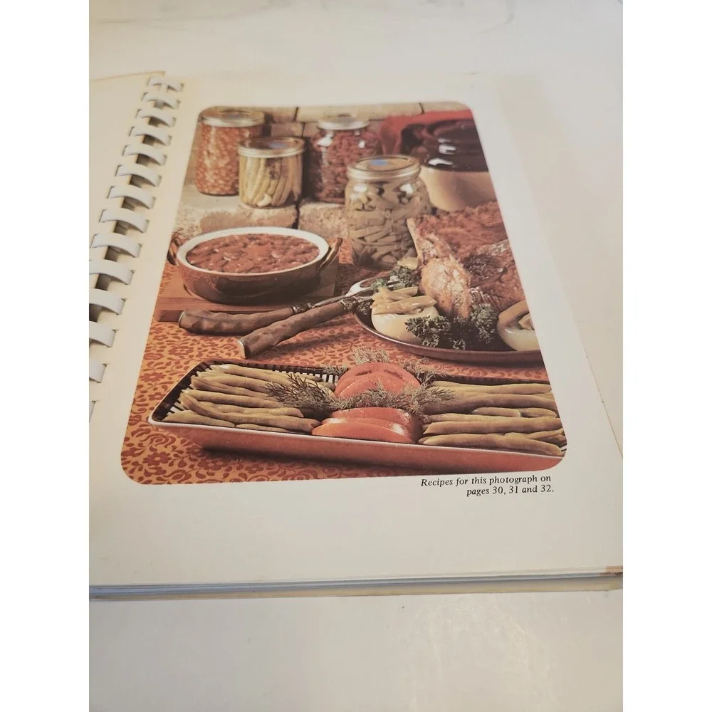 Vintage 1970s Canning Preserving Freezing Cookbook Home Ec Teachers Spiral Book